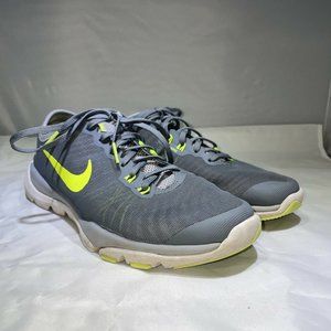 Nike Flex Supreme TR4 Grey Green Running Training Shoes 819026-003 Womens Sz 7.5